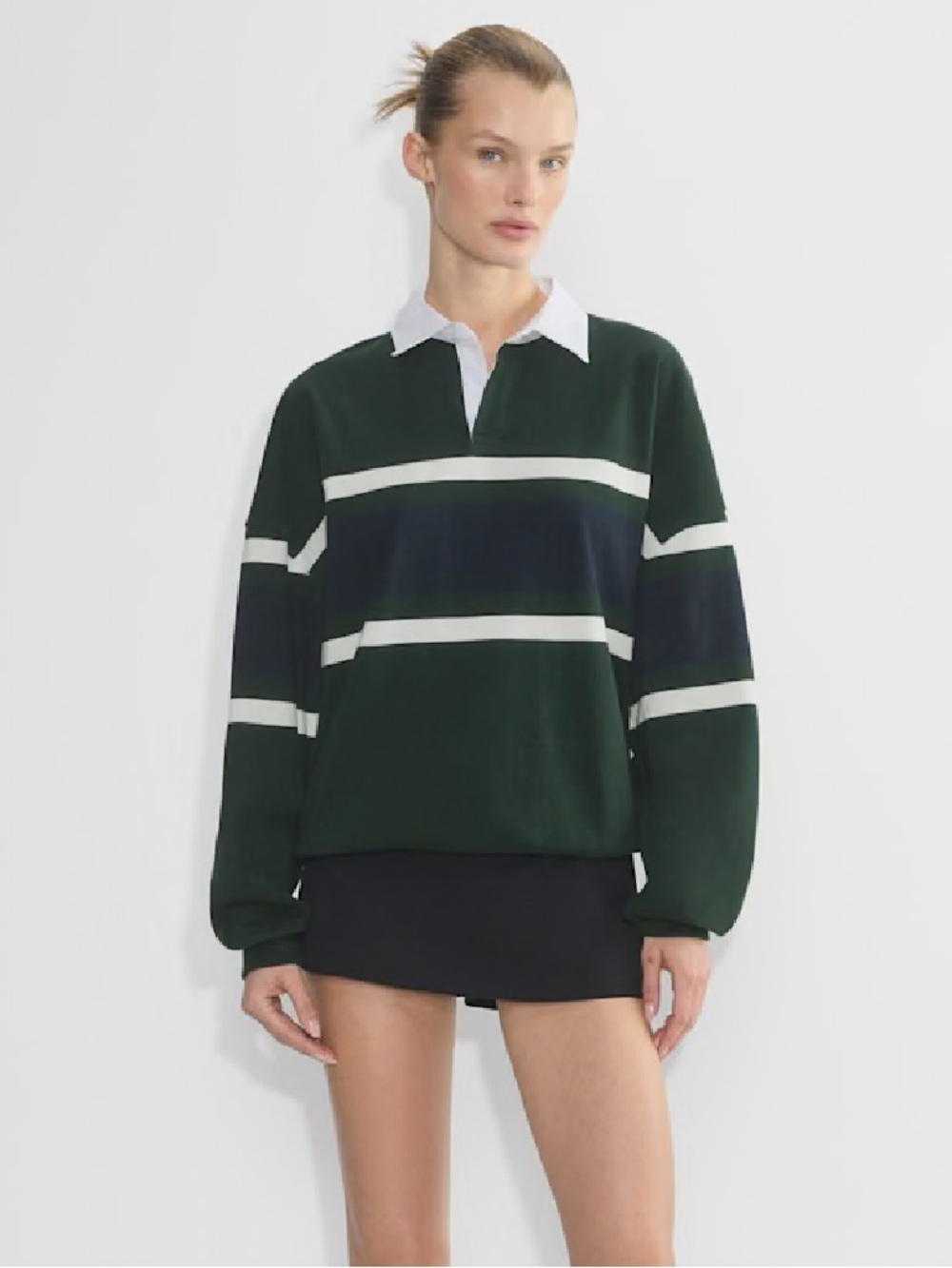 NWOT TNA Mighty Cotton™ Lomu Polo Longsleeve
